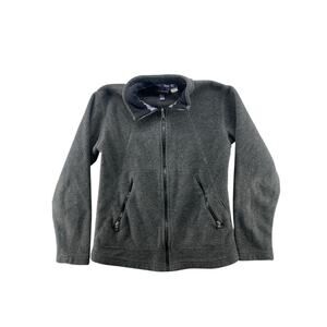 Patagonia Synchilla Jacket Women's XS Gray Fleece Full Zip Pockets Made In USA